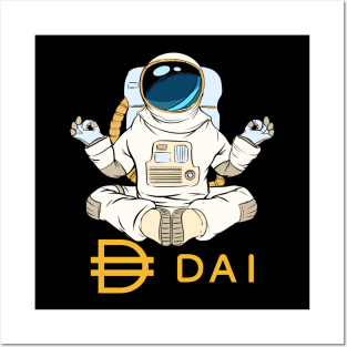 Dai  Crypto Dai  Token Dai  Cryptocurrency coin token Posters and Art